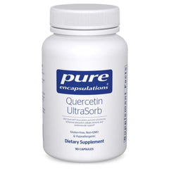 Pure Encapsulations Quercetin UltraSorb bottle front for everyday wellness support.