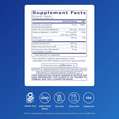 Pure Encapsulations Revita-Age Nerve capsules close-up, illustrating high-purity hypoallergenic supplement form for daily nerve support.