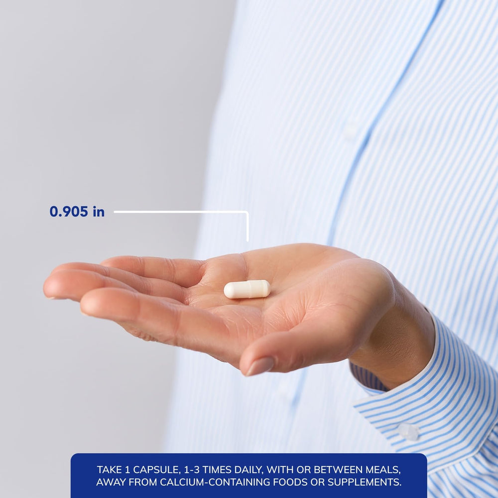 Pure Encapsulations Strontium Citrate with dosage scoop for easy daily intake.