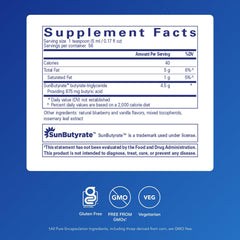 SunButyrate-TG Liquid being poured to show convenient flavor delivery.