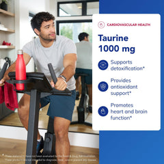 Pure Encapsulations Taurine 1000 mg bottle pour—potential detox support.