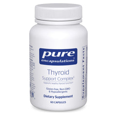 Pure Encapsulations Thyroid Support Complex bottle front view for thyroid health support