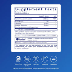 Pure Encapsulations Vitamin A + Carotenoids capsules close-up.