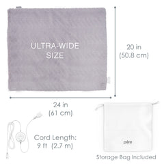 Pure Enrichment PureRadiance machine washable material for easy care