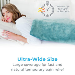 Pure Enrichment PureRelief with 6 heat settings provides customizable comfort.