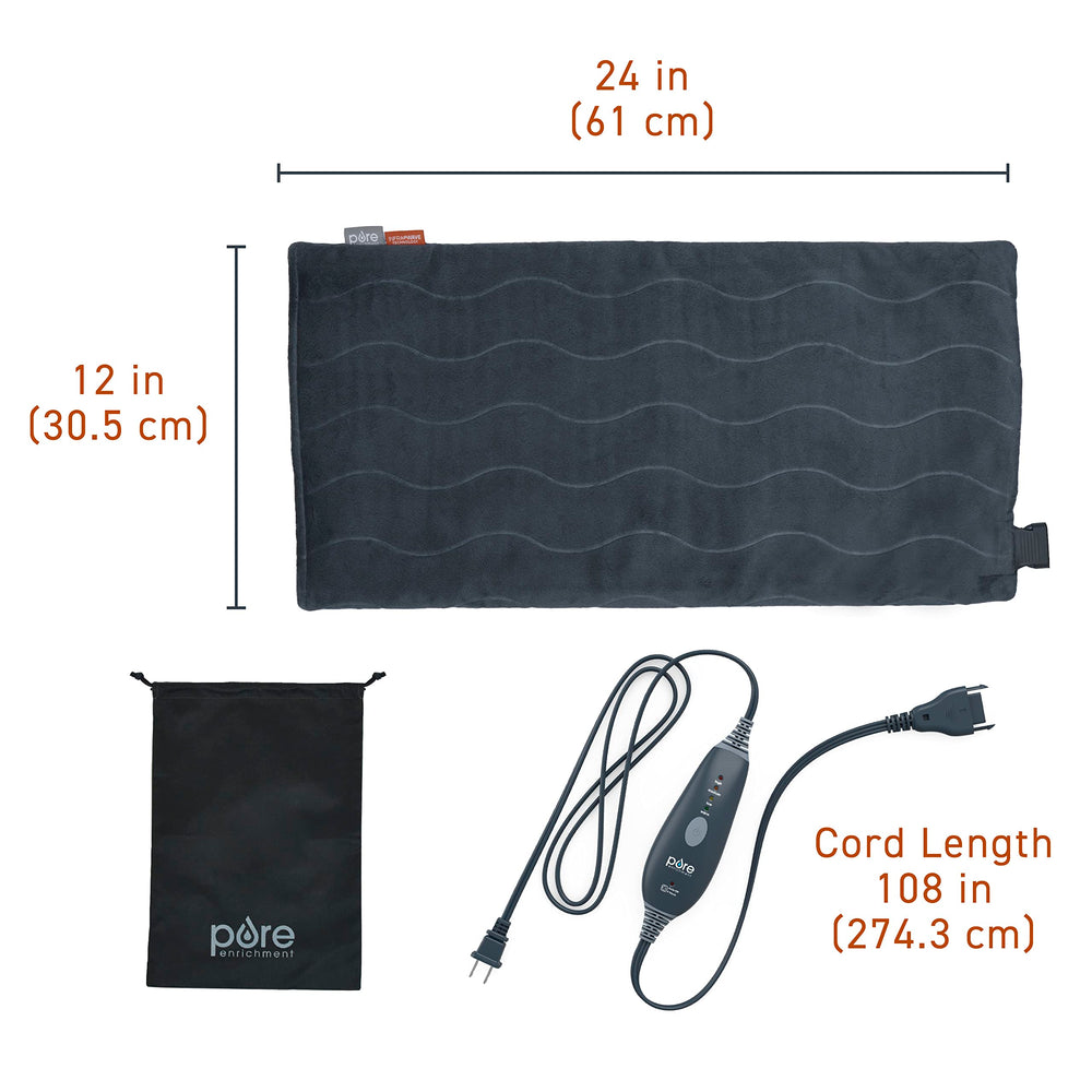 Pure Enrichment PureRelief Pro detachable LED controller for easy adjustments.
