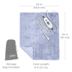Pure Enrichment PureRelief Ultra-Wide fabric is machine washable for easy care.