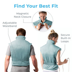 Soft micromink fabric keeps the pad comfortable during use