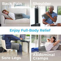 Pure Enrichment PureRelief XL soft microplush fabric against skin