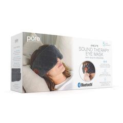Pure Enrichment Wave Eye Mask soft fabric resting on the face