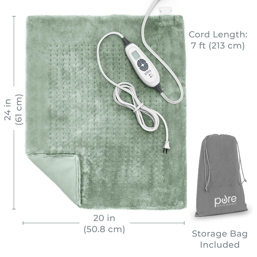Detachable controller makes Pure Enrichment WeightedWarmth pad easy to adjust.