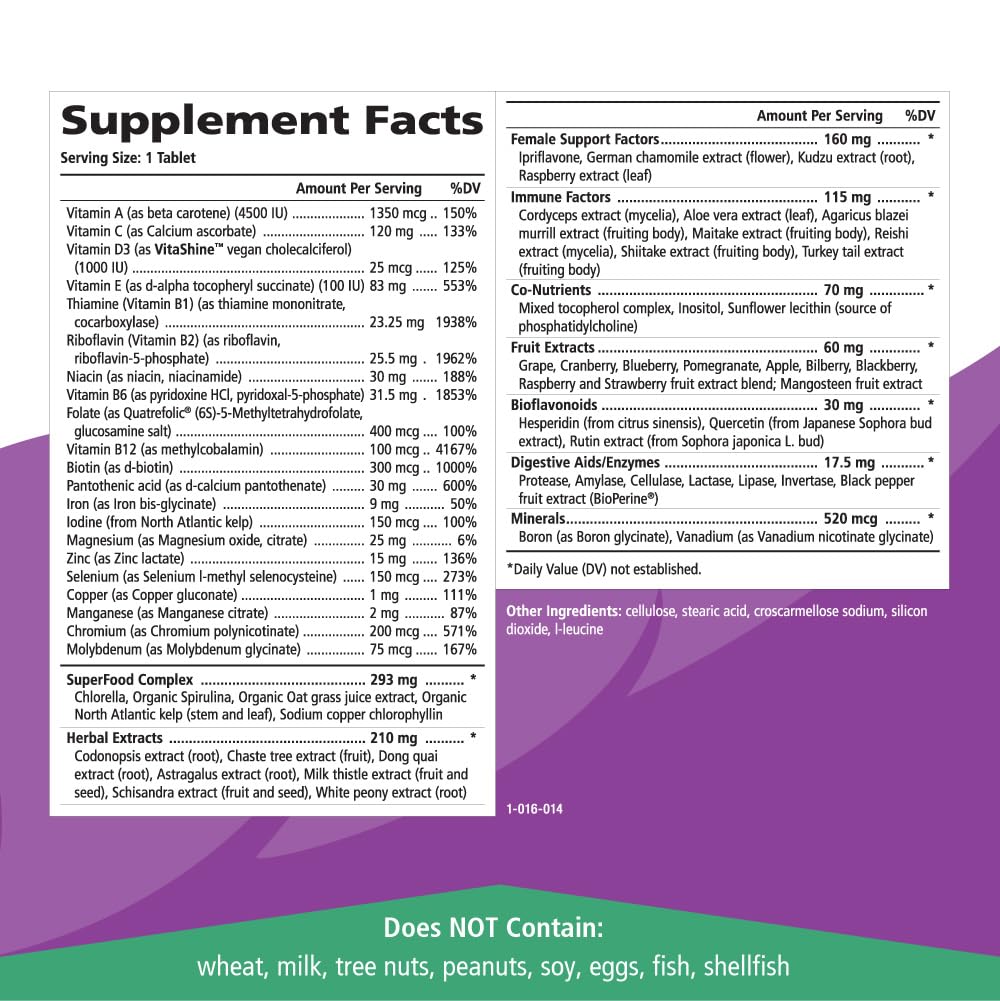 PURE ESSENCE LABS One N Only packaging highlights hormonal balance support for women