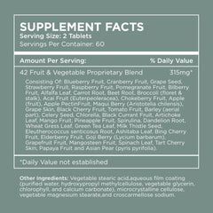 Pure for Men bottle open with tablets suggesting convenient two-tablet daily dose.