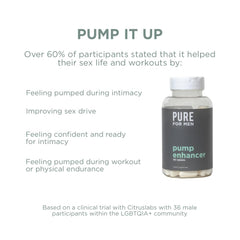 Pure for Men Pump Enhancer morning workout scene emphasizing active lifestyle