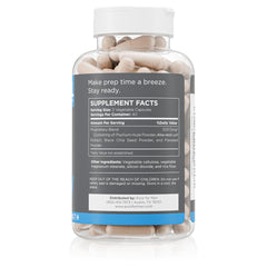 Pure for Men Stay Ready Fiber label graphic with 3,337.5 mg per serving
