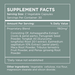 Pure for Men T-Support maca and ashwagandha support focus