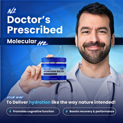 GMP-certified facility badge for PHM hydration tablets