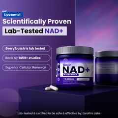 PHM NAD Resveratrol capsules neatly arranged for daily use