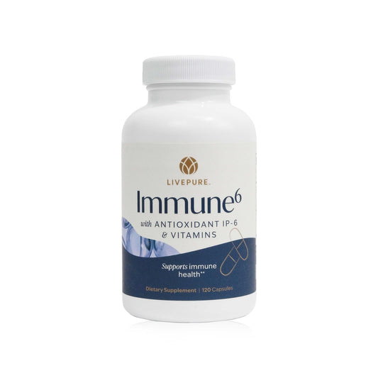 Pure Immune6 bottle front for everyday immune support