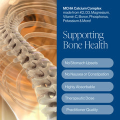 Pure Micronutrients bone-support ingredients chart featuring Mg, Zn, D3, and K2.