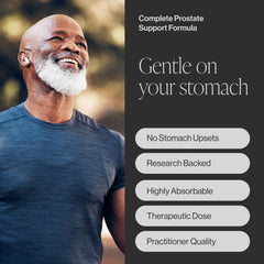 Pure Micronutrients Prostate Health ingredient blend closeup shows Saw Palmetto and Lycopene for urinary support