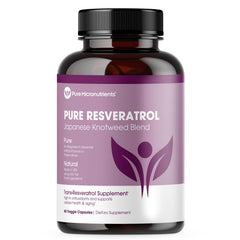 Pure Micronutrients Pure Resveratrol capsules highlight potent heart and immune support.