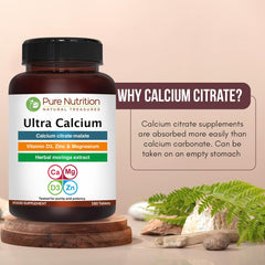Pure Nutrition Natural Treasures zinc ingredient label indicating added trace mineral support