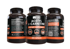 Pure Original Ingredients Acetyl L-Carnitine packaging from Utah, USA for quality.