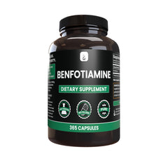 Pure Original Ingredients benfotiamine bottle with clear label for easy dosing