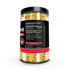 Closeup of Pure Original Ingredients Berberine capsules for easy ingestion.