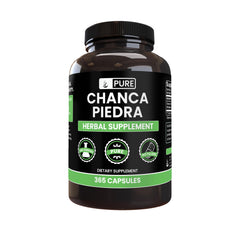Pure Original Ingredients Chanca Piedra capsules bottle shows a pure daily supplement.