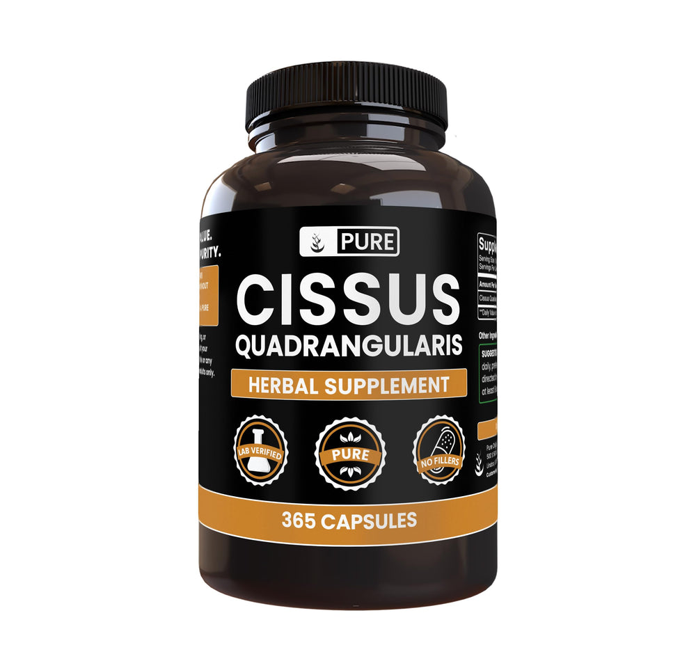 Pure Original Ingredients Cissus Quadrangularis bottle showing pure, single-ingredient formula for daily use.