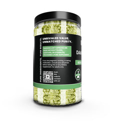 Pure Original Ingredients Damiana leaf capsules closeup showing pure, additive-free capsules for daily wellness.