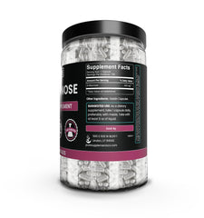 PURE ORIGINAL INGREDIENTS D-Mannose capsules in blister pack for convenient travel
