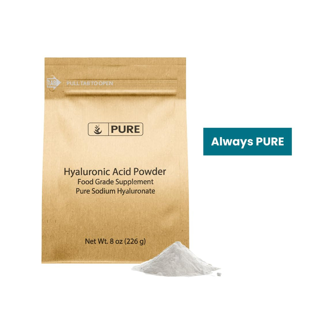 Pure Original Ingredients Hyaluronic Acid Powder dissolves easily when mixed with water.