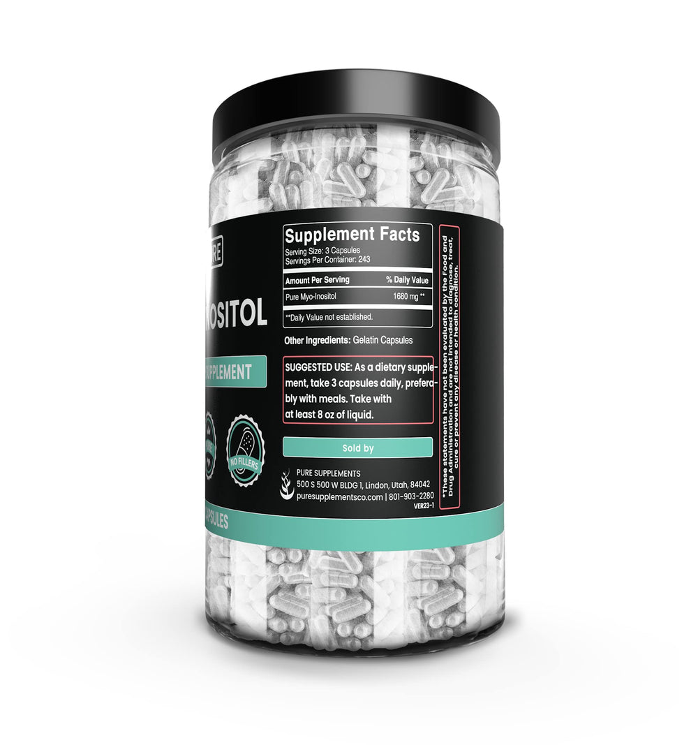 Lab-verified packaging badge on Pure Original Ingredients product label.