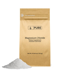 Pure Original Magnesium Chloride crystal powder ready for daily mineral intake