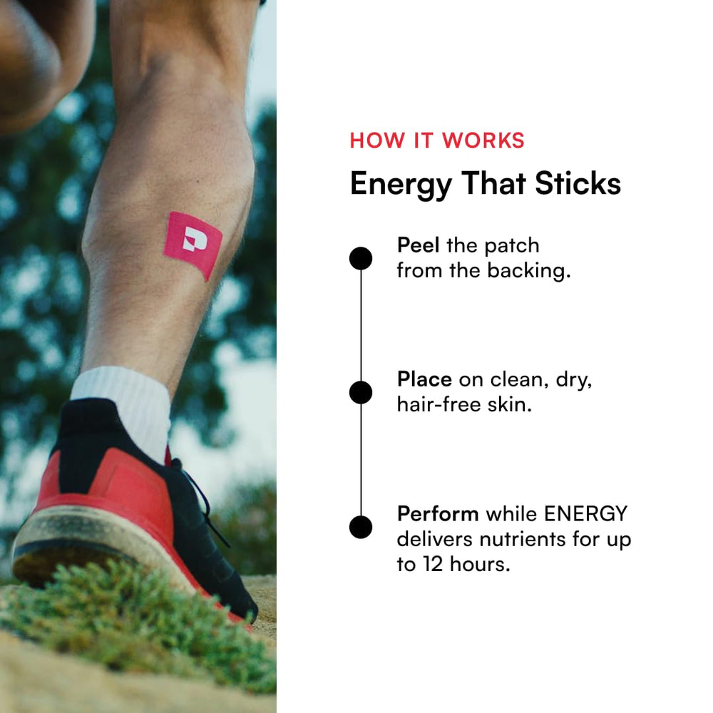 Black Pepper Extract in Pure Patch Energy Patch aids absorption.