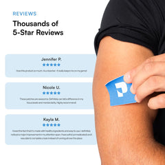 Pure Patch Focus 12-hour wear designed for full-day use.