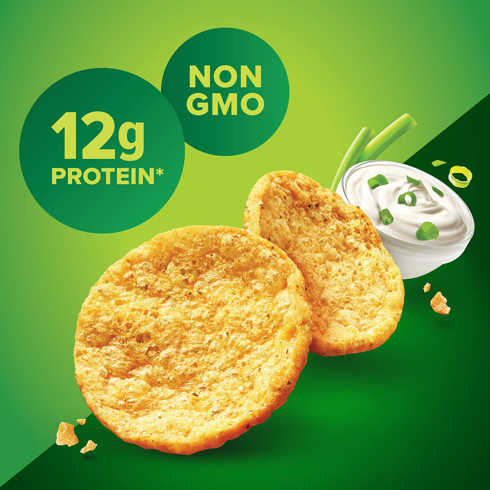 Pure Protein Popped Crisps on-the-go pack ready for travel or gym workouts.