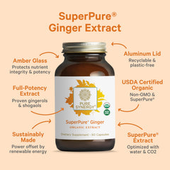 Label close-up showing organic, vegan, gluten-free certification