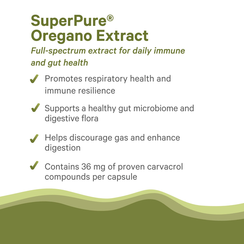 Pure Synergy label detail highlights organic ingredients for clean daily use.