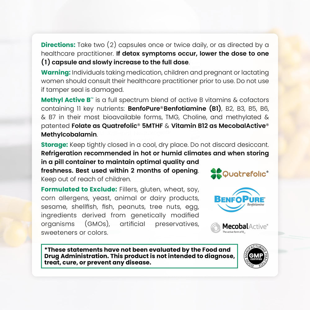 Quatrefolic methylfolate ingredient in Pure Therapro Rx formula.