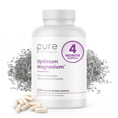 Pure TheraPro Rx Optimum Magnesium bottle for daily energy support