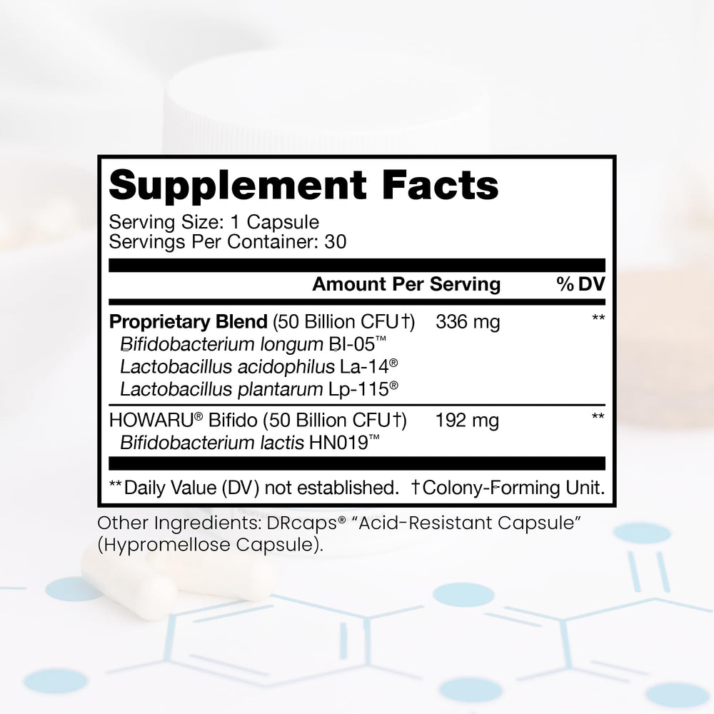 Pure Therapro Rx Power Probiotic 100B capsules ready for daily use