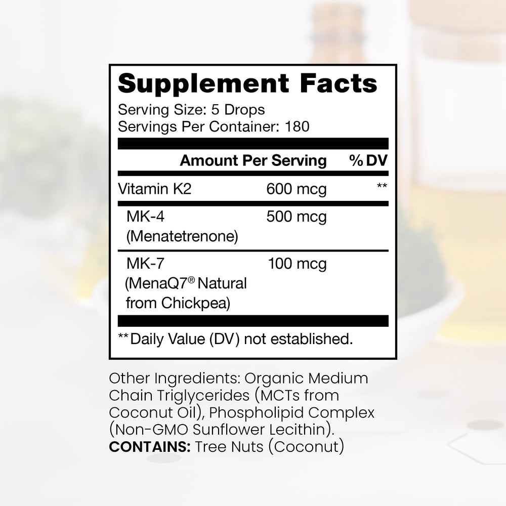 Pure Therapro Rx Ultimate K2 dropper dispense demonstrates convenient liposomal drops for daily wellness.