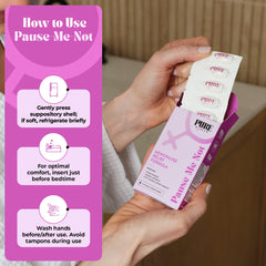 PURE WOMAN Cocoa butter texture signals soothing feel