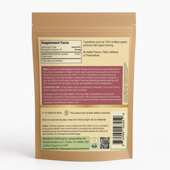 PureAyurbliss amla powder in bowl with fruit for daily vitality