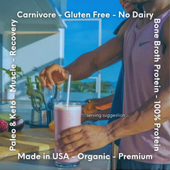 PureClean Protein bottle back detailing nutrition and collagen peptides information