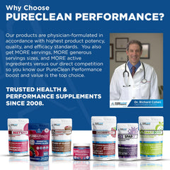 PureClean Protein coffee mix in mug illustrating versatile add-in for mornings